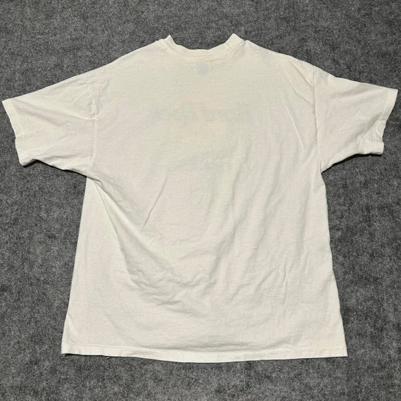 Hard Rock Cafe Chicago Vintage 90s Hanes Beefy-T Graphic Shirt White Size XL - Picture 7 of 7